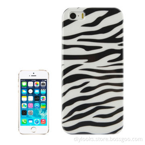 Zebra Striation Pattern Plastic Protection Case for iPhone 5 and 5S